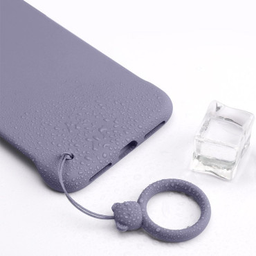 Silikon Lanyard for Telefon Anheng Teddy Bear Ring på gul finger