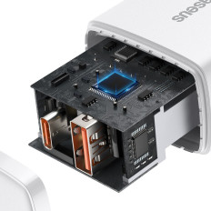 Hitra kompaktna USB USB-C 20W 3A PD QC 3.0 WHITE GRAF