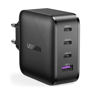 Carregador rápido PPS 65W USB 3x USB-C QC 3.0 PD SCP FCP AFC