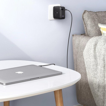 Carregador rápido PPS 65W USB 3x USB-C QC 3.0 PD SCP FCP AFC