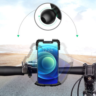 Bike telefon držák motocykl volant černá černá