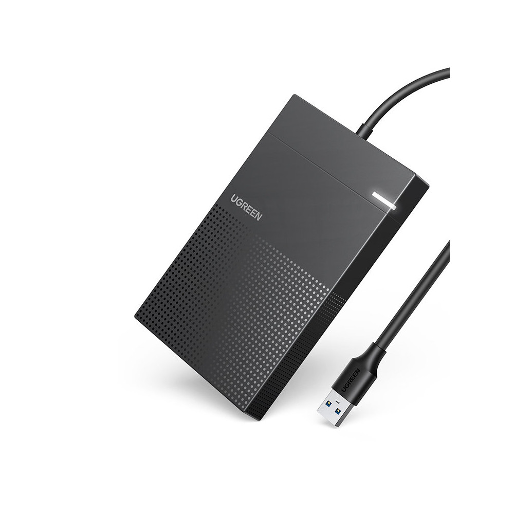 Caso de unidade de disco rígido 2.5 '' HDD SSD com cabo USB 1.5Gbps preto