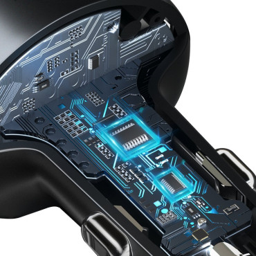 FM adó mp3 lejátszó LED autós töltő 2x USB Bluetooth fekete