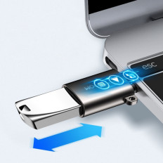 Adapteris USB adapteris 3.2 Gene 1 Male - USB-C Sieviešu melnā krāsā