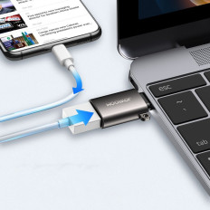 Adapteris USB adapteris 3.2 Gene 1 Male - USB-C Sieviešu melnā krāsā