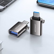Adapteris USB adapteris 3.2 Gene 1 Male - USB-C Sieviešu melnā krāsā