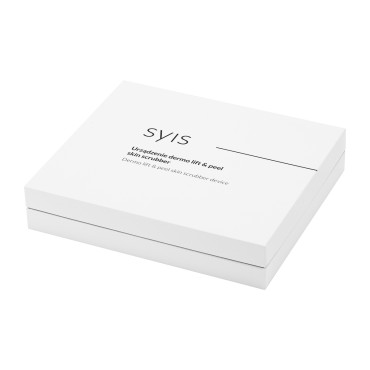 Appareil Syis Dermo Lift & Peel avec spatule dorée pour peeling et lifting de la peau — emballage