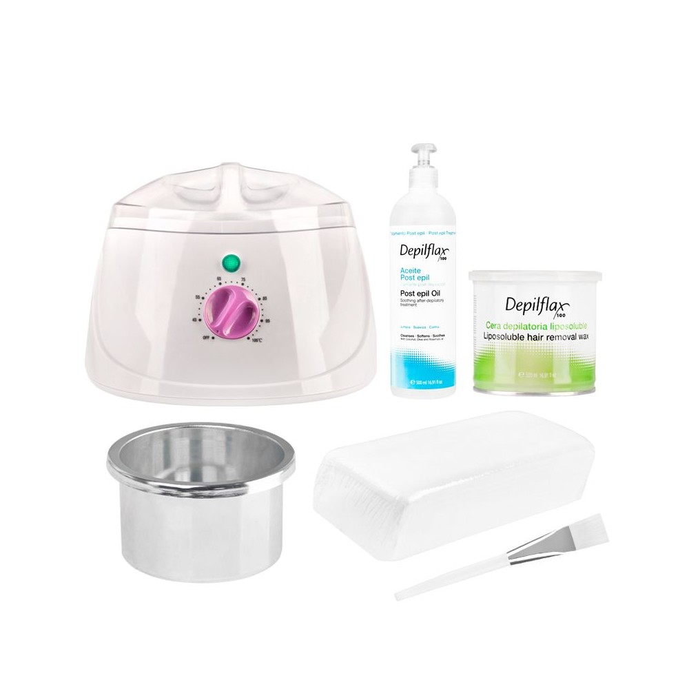 Kit de Depilação Tulip — conjunto mostrado