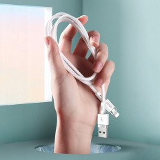 Kabel tråd för iPhone USB - Lightning 2.4a 1.2m svart