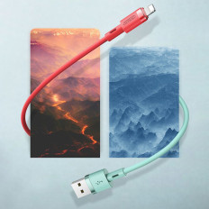 Kabel tråd för iPhone USB - Lightning 2.4a 1.2m svart