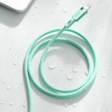 Fio de cabo para iPhone USB - Relâmpago 2.4a 1.2m Preto