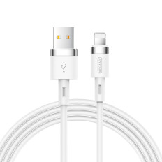 Kabel tråd för iPhone USB - Lightning 2.4a 1.2m Vit