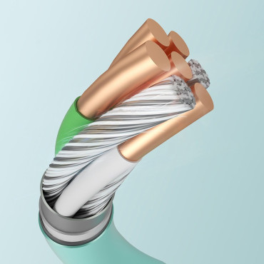 Kabelska žica za iPhone USB - Lightning 2.4a 1.2m Bela