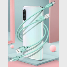 Καλώδιο καλωδίου USB - USB-C 2.4A 1.2 m λευκό