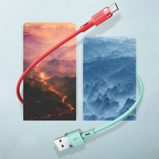 Kabel USB kabel - USB-C 2.4A 1,2 M WHITE