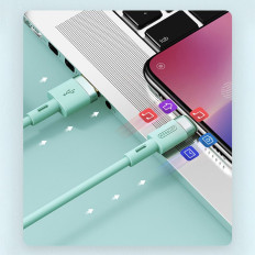 Cable USB cable - USB-C 2.4A 1.2 M white