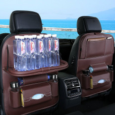 Organizator avtomobilov za naslanjač sedež z Mini mizo za črne avtomobile