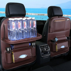 Organizator avtomobilov za naslanjač sedež z Mini mizo za črne avtomobile