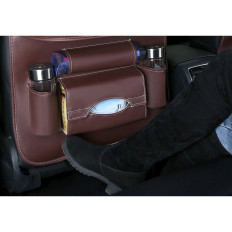 Autoorganisator für Sesselsitz mit Regal Mini-Tisch für schwarze Autos