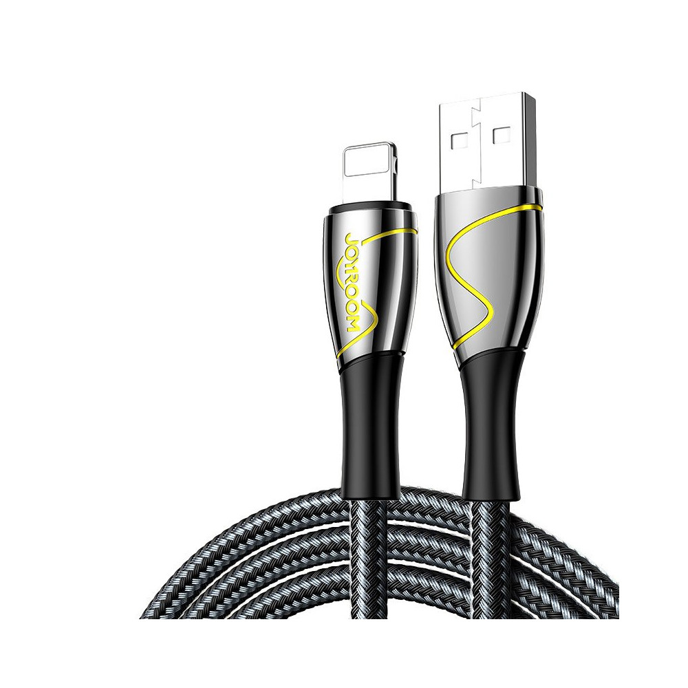 Kábel Mermaid sorozat iPhone USB - Villám 2.4a 2m fekete