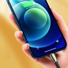 Kabelska morska deklica Serija iPhone USB - Lightning 2.4a 2m črna