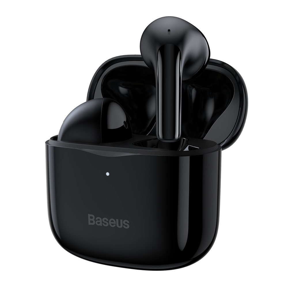E3 Bezdrôtové Bluetooth Slúchadlá 5.0 TWS Začínajte vodotesné IP64 čierna