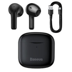E3 Bezdrôtové Bluetooth Slúchadlá 5.0 TWS Začínajte vodotesné IP64 čierna