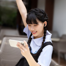 E3 Cuffie Bluetooth senza fili E3 5,0 TWS con impermeabile con orecchie IP64 nero