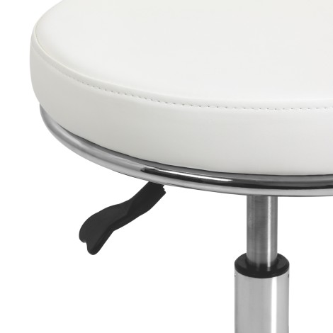 Azzurro kozmetikai szék pedikűrhöz 9266 fehér — közeli kép az ülésről