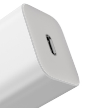 Super Si 1c carregador rápido para o telefone USB-C 20w PD branco