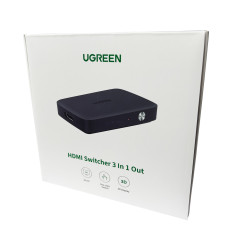 Splitter Switch Switch Switch Switch - 3x HDMI 4K 30Hz Svart