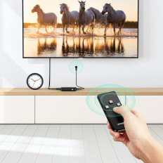 Splitter Switch Switch Switch Switch - 3x HDMI 4K 30Hz Svart