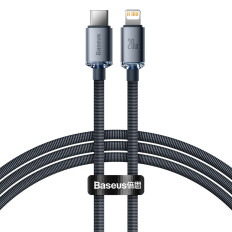 Kabel USB - Lightning Cable za hitro nalaganje in prenos podatkov 1.2m Črna