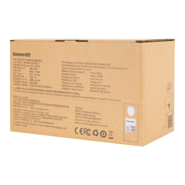 Polisseur électrique sans fil pour machine de cire noire de 30W