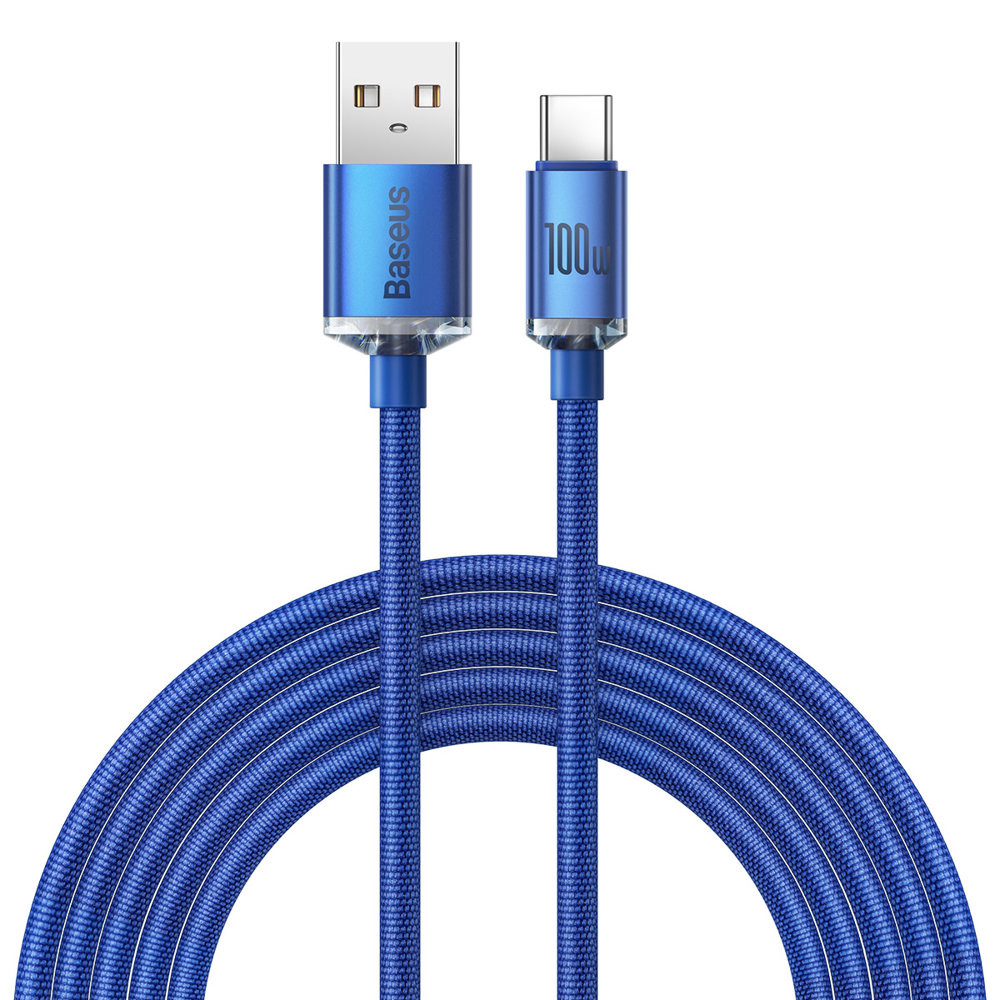 Kabel-USB-Kabel - USB-C für schnelles Laden und Datenübertragung 2M blau