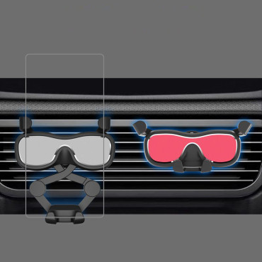 Gravitacijski nositelj automobila za korisni pametni telefon sa srebrnim osvježivačem