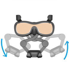 Držák gravitačního vozu pro kostkovaný smartphone se stříbrným osvěžovačem