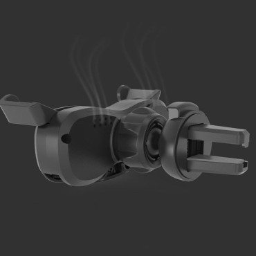 Držák gravitačního vozu pro kostkovaný smartphone se stříbrným osvěžovačem