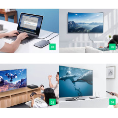 Pocket tvrdi disk 2.5 '' SATA 3,0 6Gbps + USB kabel - USB-C 0.5m siva