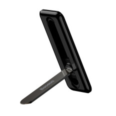Suporte de dobragem auto-adesivo para suporte de telefone preto