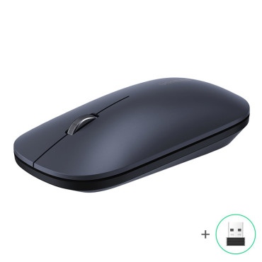 Handige draadloze muis voor computer USB zwart