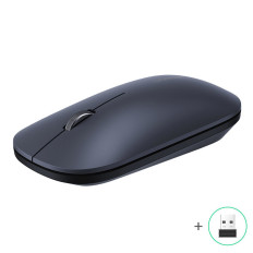 Souris sans fil pratique pour ordinateur USB noir