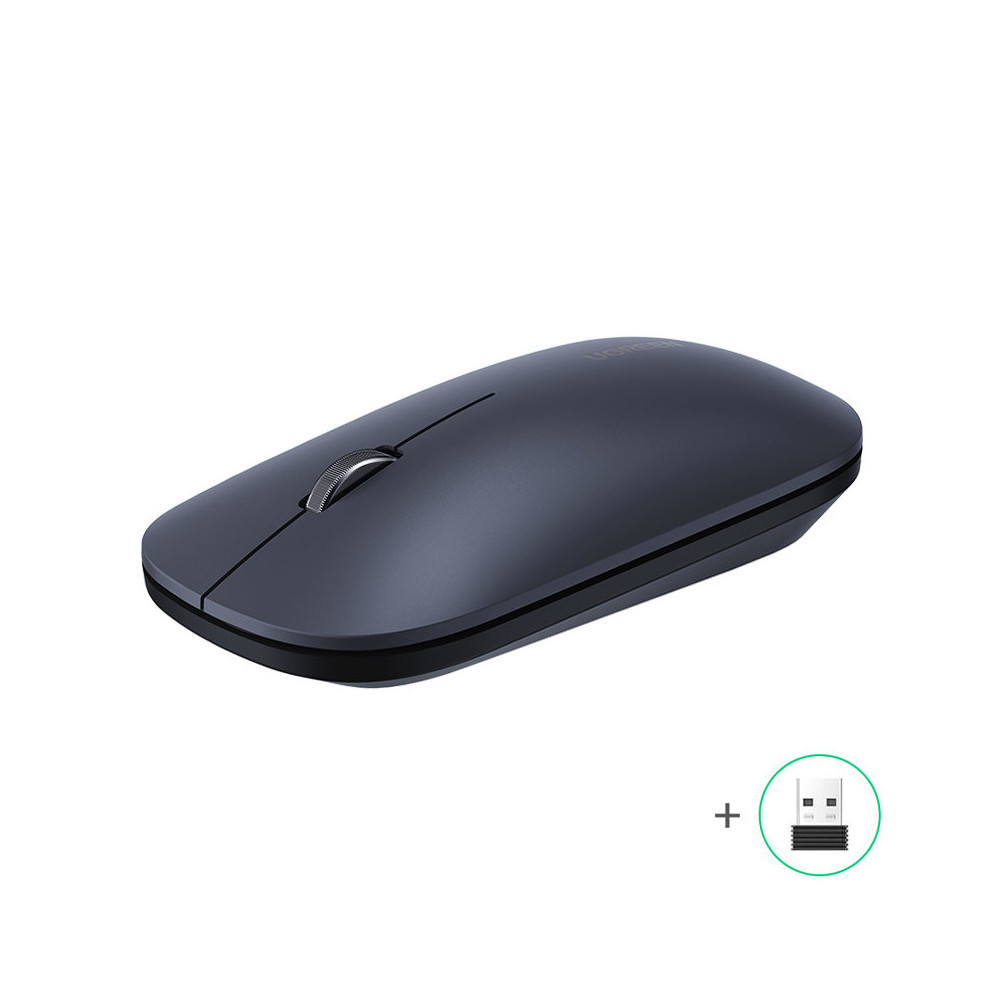 Handige draadloze muis voor computer USB zwart
