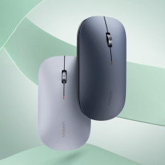 Handige draadloze muis voor computer USB zwart