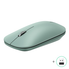 Priročna brezžična miška na zeleni računalnik USB
