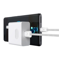 Kabelių dinaminis serijos USB - USB-C 100W 2M balta