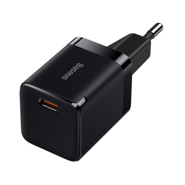 GAN3 Rýchla sieťová nabíjačka pre 30W čiernu tablet