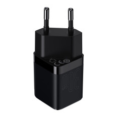 GAN3 Rýchla sieťová nabíjačka pre 30W čiernu tablet