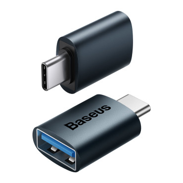 Adapter Adapter USB-C-ga USB-A-IN-i leidlikkuse seeria sinisele