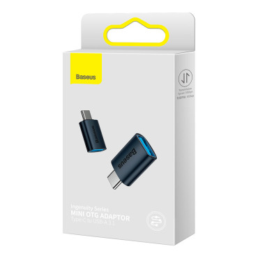 Adapter Adapter USB-C-ga USB-A-IN-i leidlikkuse seeria sinisele